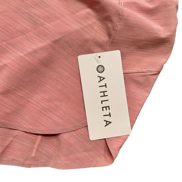 Athleta Run With It Textured 3.5" Short Space Dye Begonia Pink Size 1X Shorts - Picture 5 of 10